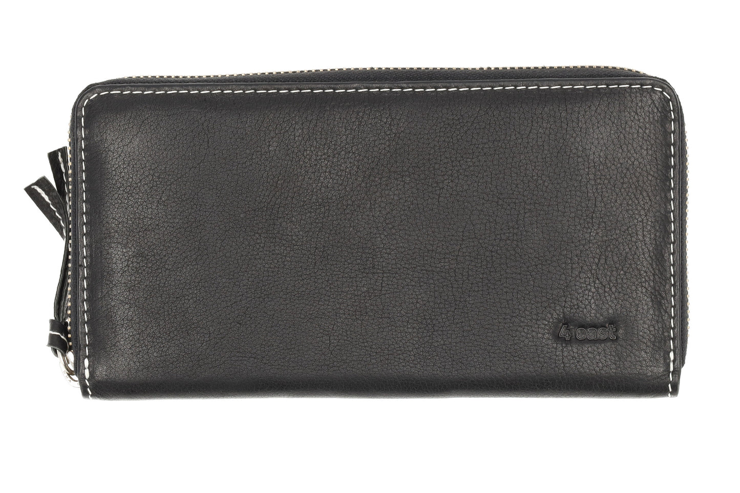 Zwarte Dames Portemonnee Met Rits | Leren Portemonnee met RFID - 12 Pasjeshouders, Briefgeld & Muntvak | 20x10x2.5cm | | Beste Portemonnee als Cadeautjes