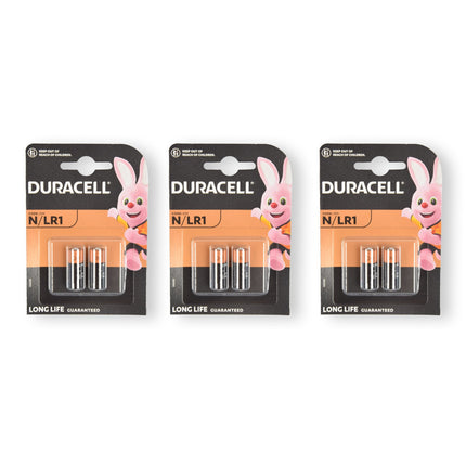 Krachtige 3x Duracell Alkaline Batterijen | Size 23A | Voltage 1.5V | Ook Bekend Als: MN9100, LR1, E90, 4001, KN, AM5, LR1G en LR15G