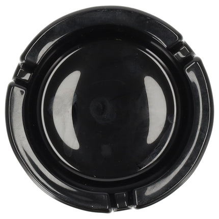 Glazen Asbakken | Rond Tafelasbak - Dia 8.5cm | Zwarte Wiet Asbakken | Rookwaren voor Thuisgebruik
