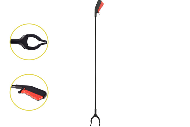 Afvalgrijper 1 Meter - Ergonomische Grijptang voor Afval & Zwerfvuil - Grijpstok voor Ouderen, Invaliden & Lange Grijparm