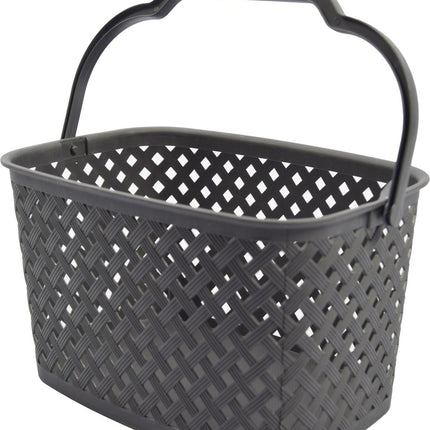 Discountershop® Wasknijpermandje Grijs 22 x 12,9 x 15 cm
