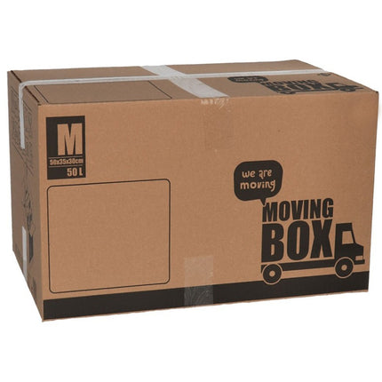 Verhuisdoos - 10 stuks - 50 liter - Professioneel, Stevig Verhuisdozen en stevig 50 x 35 x 30 cm - Medium