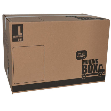 Verhuisdoos - 10 stuks - 95 liter - Professioneel, Stevig Verhuisdozen en stevig 60 x 40 x 40 cm - Large