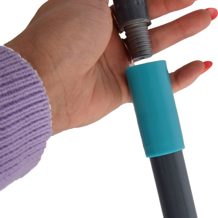Hoogwaardige Microvezel Dweilset - Wit-Blauwe Vloerreiniger en Vloerwisser voor Hout, Laminaat, PVC, Tapijt en Tegels 150 lengte