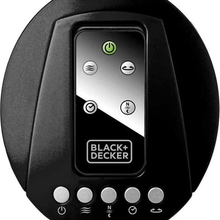 BLACK & DECKER Ventilator - Torenventilator 45 watt met Afstandsbediening en timer - torenventilator kopen zwart