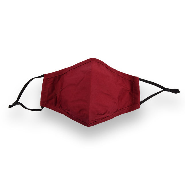 Mondkapjes van 100% Katoen - Wasbare Mondkapjes - Rood - Lengte 24cm - Breedte 15.5cm - Comfortabel en Ademend