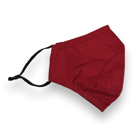 Mondkapjes van 100% Katoen - Wasbare Mondkapjes - Rood - Lengte 24cm - Breedte 15.5cm - Comfortabel en Ademend