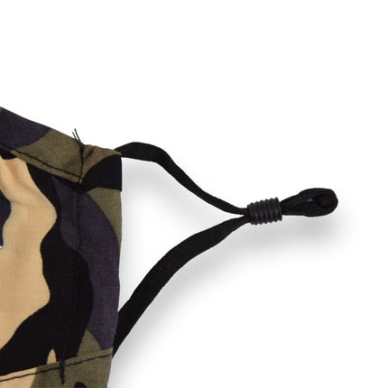 Camouflage Wasbare Mondkapjes van 100% Katoen - Comfort en Veiligheid - Lengte 24cm - Breedte 15.5cm - Wasbare Mondkapjes