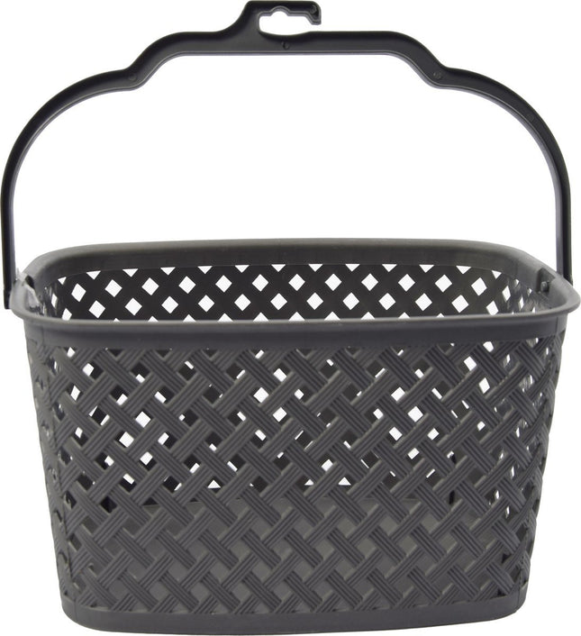 Discountershop® Wasknijpermandje Grijs 22 x 12,9 x 15 cm