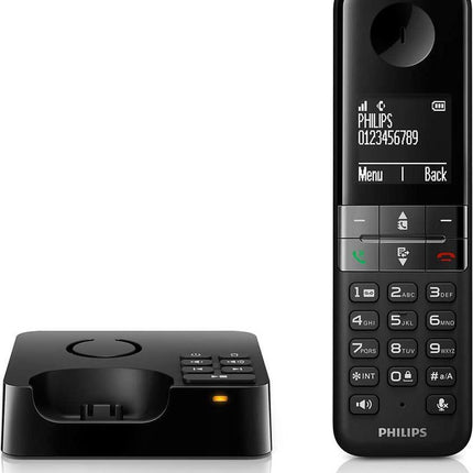PHILIPS D4751B Draadloze vaste telefoon met antwoordapparaat