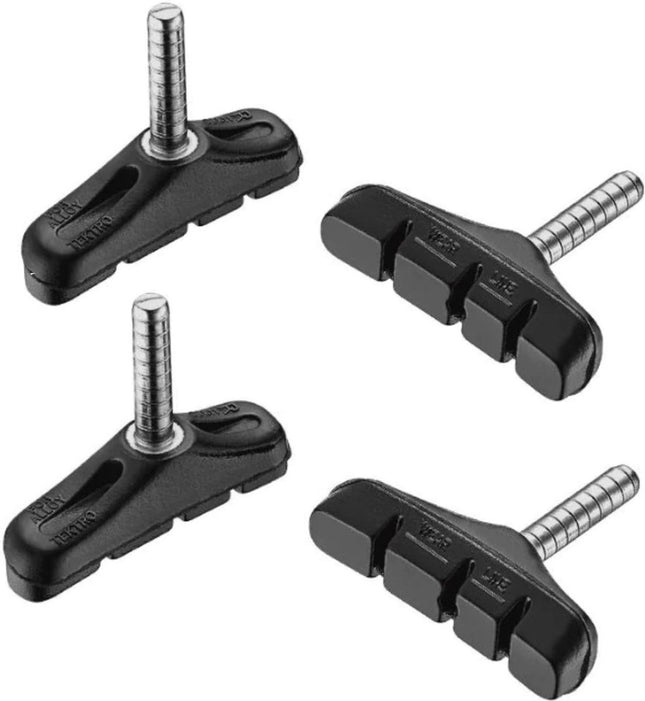 Remblokken fiets cantilever 60mm - zwart met stift