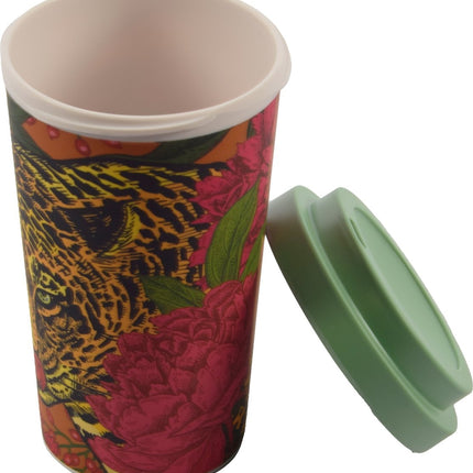 Travel Mug - 400 ml |Tijger| Koffiebeker to go - Mok koffie of thee Reisbeker, koffiebeker - coffee to go beker - CRUISING TRAVEL MUG - To-Go beker