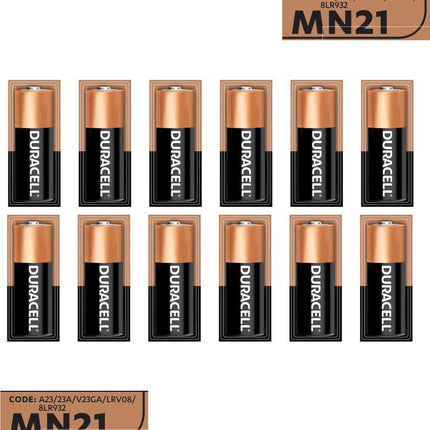 Duracell 12 stuks BATTERIJ MN21/A23 - 12 V Long lasting - Langdurig 12 stuks