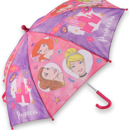 Disney Princess | Kinderparaplu | Automatische Paraplu | 60 cm Diameter | Roze-Paars
