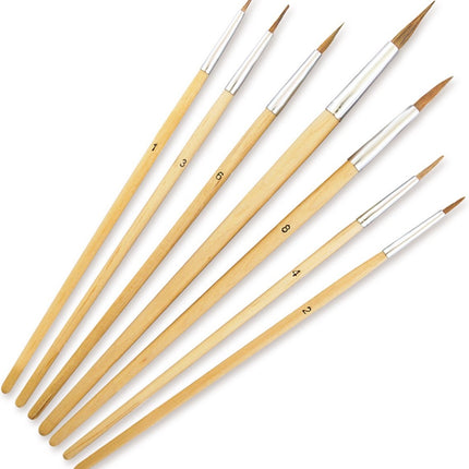 9 -delige penselenset - Verfborstelsets 9 stuks - Penselen - Verven met penselen Brush set