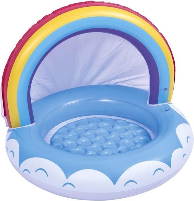 Opblaaszwembad regenboog 95 x 66 cm