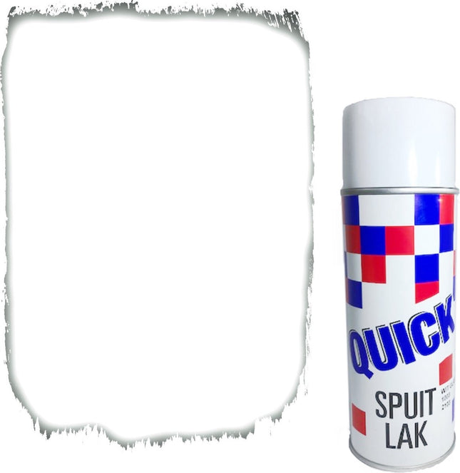 Spuitverf - Transparant - 400 ML - Wit Mat 3118
