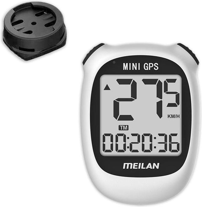 Fietscomputer IPX6 - USB oplaadbaar - Fietscomputer 1.6 inch mono LCD
