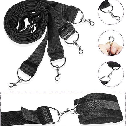 BDSM Bed bondage set - Bondage - Verstelbare Riemen en Boeien