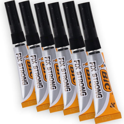 6 X Superlijm , super glue extra strong 3 gram per tube 6 X Superlijm Secondelijm voor alle doeleinden - Secondelijm - secondelijm - seconde - Superglue - Tube 18 gram