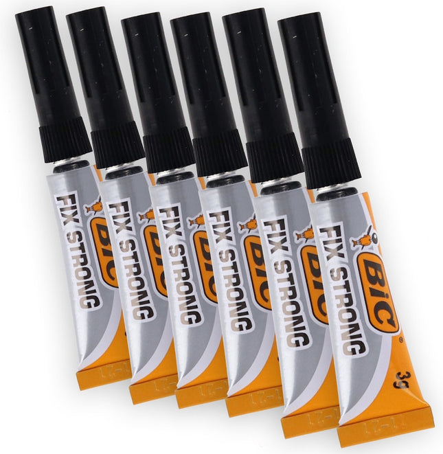 6 X Superlijm , super glue extra strong 3 gram per tube 6 X Superlijm Secondelijm voor alle doeleinden - Secondelijm - secondelijm - seconde - Superglue - Tube 18 gram