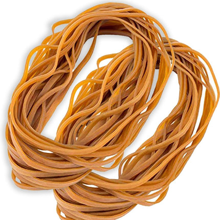 200x elastiekjes rubber met verschillende maten - Hobby & knutsel materiaal