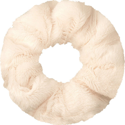 Haarelastiek - Musthave Haaraccessore Scrunche Pack – Luxe kwaliteit – Elastiekje – Elastiek – Haarwokkel – Haarverzorging – Haarelastiekjes – Haarwikkel Scrunchies pluche stof pack Haaraccessoire Vrouwen - 6 stuks Natural Colors Haarwokkel