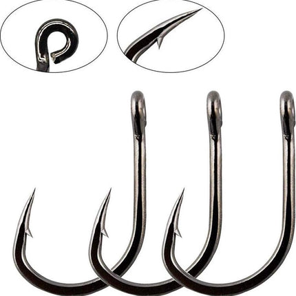 Vishaken - met Oog - 100 stuks - 10 Maten - Hengelsport Accessoires