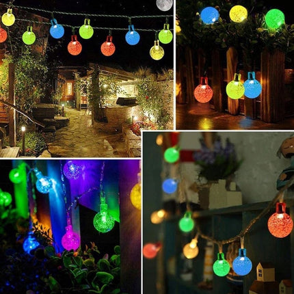 Lichtsnoer Buiten op Zonne-Energie - Solar Tuinverlichting - Buiten Lichtslinger - 30 lampen Tuinverlichting Zonne-Energie - 635cm lengte
