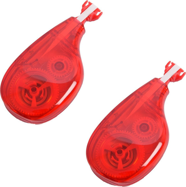 2 stuks correctieroller tape 4.2 mm x 10meter