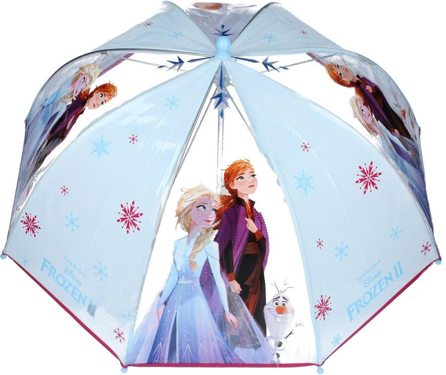 Kinderparaplu - Frozen Kinderparaplu's - Disney Frozen Kinderparaplu 60cm - Paraplu - Paraplu kopen - Paraplu kind - Paraplumerk - automatische paraplu - Transparant paraplu - Kinder paraplu - Paraplu - Disney Frozen elsa & anna frozen