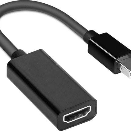 Mini DisplayPort Naar HDMI Adapter - Mini DP Hub - Thunderbolt To HDMI converter - Thunderbolt 3 - Compatible Apple Macbook - IMAC - Surface Laptop / Pro - Dell - Lenovo - Samsung - HP - Zwart