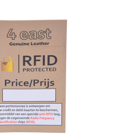 Portemonnee - Portemonnee dames - Portemonnee heren - Portemonnee pasjes - RFID Protected Anti skim - 4East - 4E-209 - Rood