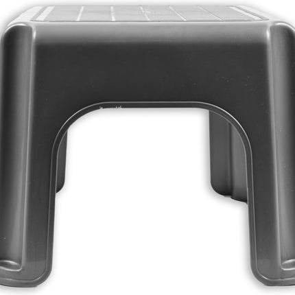 2 Stuks Opstapkrukje -Opstapkrukje/trappetje Grijs met anti-slip -120 kg - oppervlak 38 x 29 x 24cm