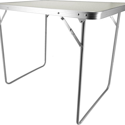 Klaptafel 80x60x70cm - Weerbestendige Inklapbare Campingtafel voor Buiten - Opvouwbare Tuintafel met Handvat voor 1-2 Personen - Stevige Vouwtafel