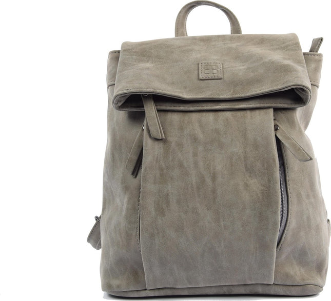 Bicky Bernard Rugzak 8 Litre - Schoudertas - Crossbodytas - tassen - tassen dames - tassen kopen - tassen hengsel - tassen grijs - Dames tas - handtas - handtassen - handtas dames - handtassen dames - handtas Grijs