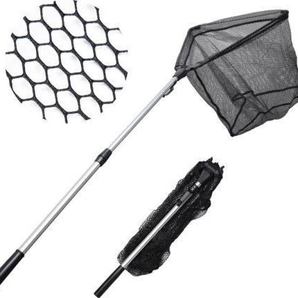3x Visnet - vissennet - schep - Schepnet Opvouwbaar Aluminium 180 cm