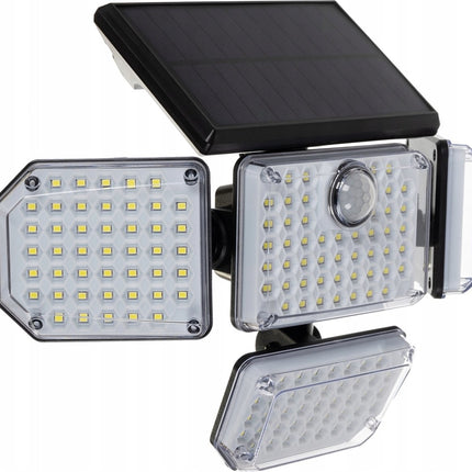 Automatische Solar LED lamp - 171 LED - Bewegingssensor - Zonne-energie - Tuinverlichting voor hek en wand