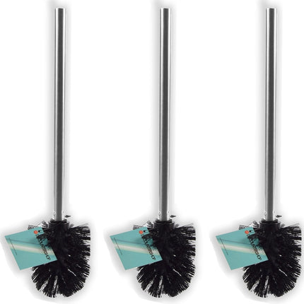 Losse toiletborstel universele RVS Toiletborstel Set - 3 Stuks WC-borstel WC Toilet Borstel Borstels Toiletborstels
