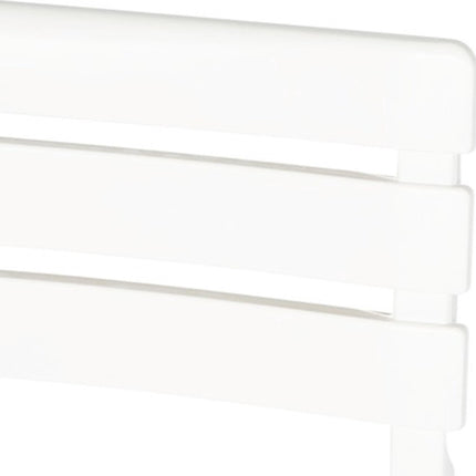 4 Stuks witte kunststof klapstoelen voor binnen of buiten | Wit | Tuinstoel | Bistrostoel | Balkonstoel | Opvouwbaar Campingstoel  | 46 cm x 41 cm x 78 cm