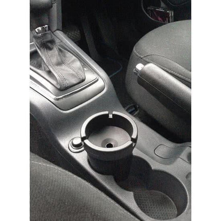 Universele Rookvrij Asbak Auto - Zelfdovende Asbak Bekerhouder - Glow in the dark asbak past in iedere bekerhouder! (2 Stuks) - Zwart