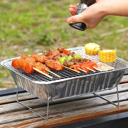2 Stuks Barbecue - Instant - Wegwerp - Buiten barbecue - Tafel - Rooster - Balkon - Picknick - Barbecue accessoires - Grill - Barbecue kopen - Barbecuen - Barbecue saus -
