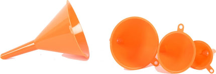 Trechterset oranje 4-delig - Trechter set - Trechter Olie-, Zuur en Brandstofbestendig (50mm75mm95mm115mm) 4 X 4-delige - 