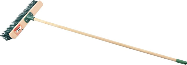 Bezem 40 cm inclusief staal 120 cm groen Huishouden Bezem stevig