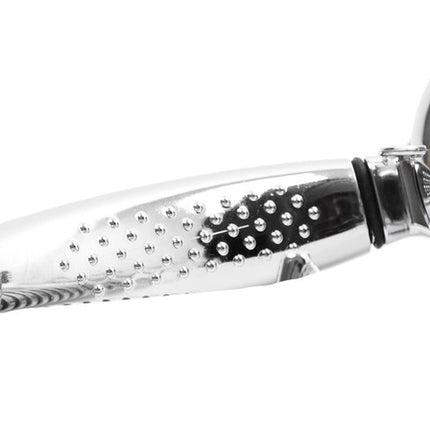 Douchekop Incl. Slang 1.5 Meter - 7 standen - 1/2'' - Handdouche 1st. ø 8cm chroom - Douche Kop - Doucheset met Douchekop, wandhouder en slang met 7 sproeistand - Douche kop met slang set - Douchekoppen - Douchekop Roestvrij - 7 Functies - 150 cm