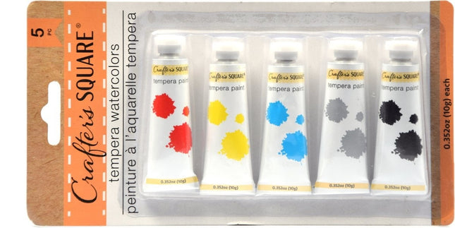Tempera verf - kleurenset | Tempera kleuren - waterverf 5x 10ml