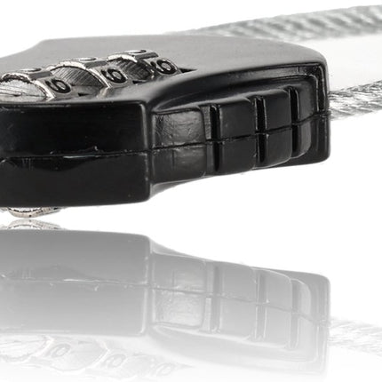 Hangslot met Cijfercode – Set van 3 Weerbestendige Cijfersloten voor Fiets, Bagage & Wintersport – Duurzaam Staal & Plastic – Veiligheid Binnen & Buiten – 9x3.8x1.2cm
