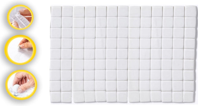 Plakgum met 240 stuks in verpakking voordeelpak- Plakband gum met 240 stuks in verpakking - Plaklijm kneedgum - Lijm - Kneaded Eraser