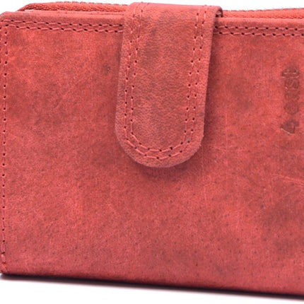 Portemonnee - Portemonnee dames - Portemonnee heren - Portemonnee pasjes - RFID Protected Anti skim - 4East - 4E-209 - Rood