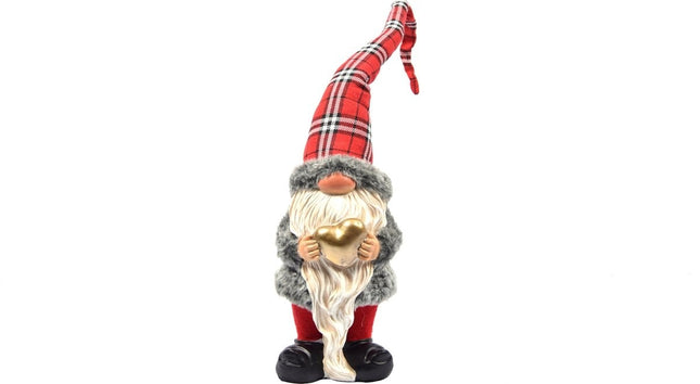 1 Stuks Kerst kabouter in schattig design | 12x10x50 |tuinkabouter voor kerst decoratie |decoratieve kabouter kamerdecoratie voor binnen en buiten |dwerg klein